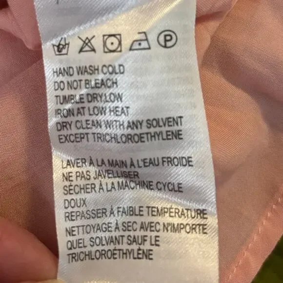 NWT Farm Rio Pink Cocoa Forest Mini Dress Women's Size L Floral Leaf Pink Green - Picture 7 of 11